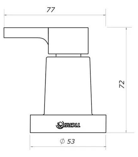 Acabamento Registro 1/2, 3/4 E 1 Direito Creato