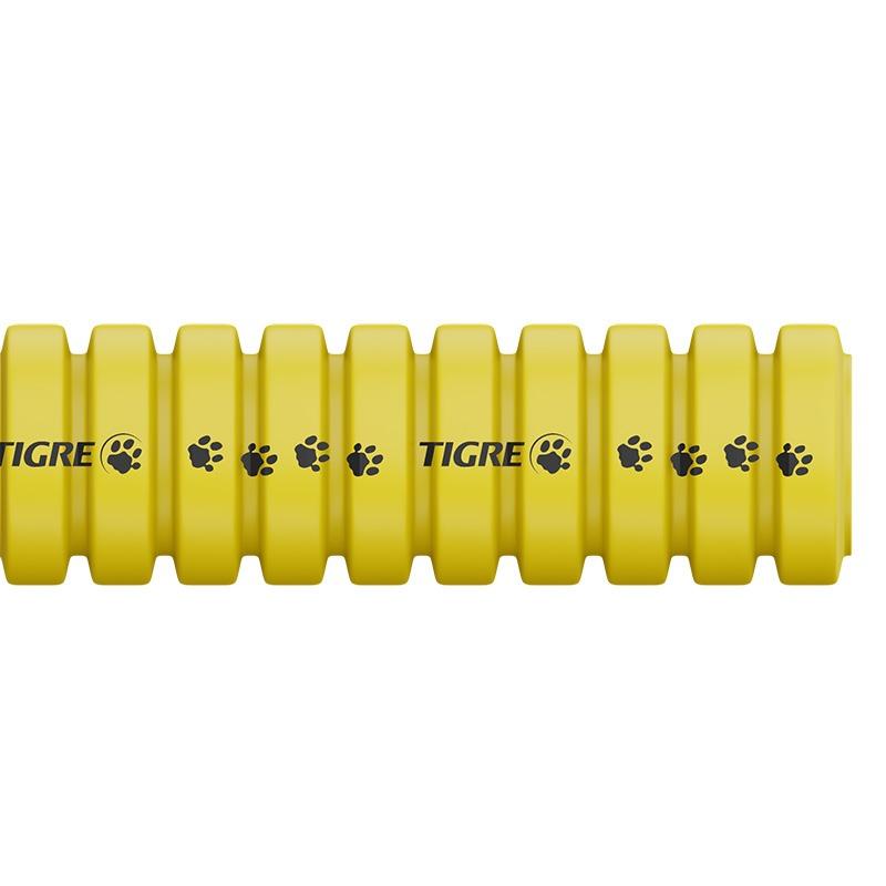 Eletroduto Flexível Corrugado Tigreflex Amarelo 25mm 50m