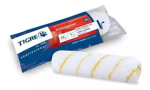 Rolo De Pintura Anti Respingo Tigre 23cm Ref. 1376 Sem Cabo