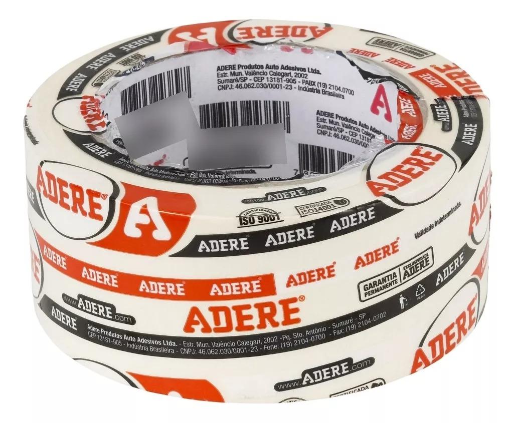 Rolo Fita Adesiva Crepe Uso Geral Larga 48mm X 50m