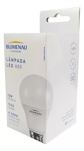 Lâmpada LED A60 15W 6.500K